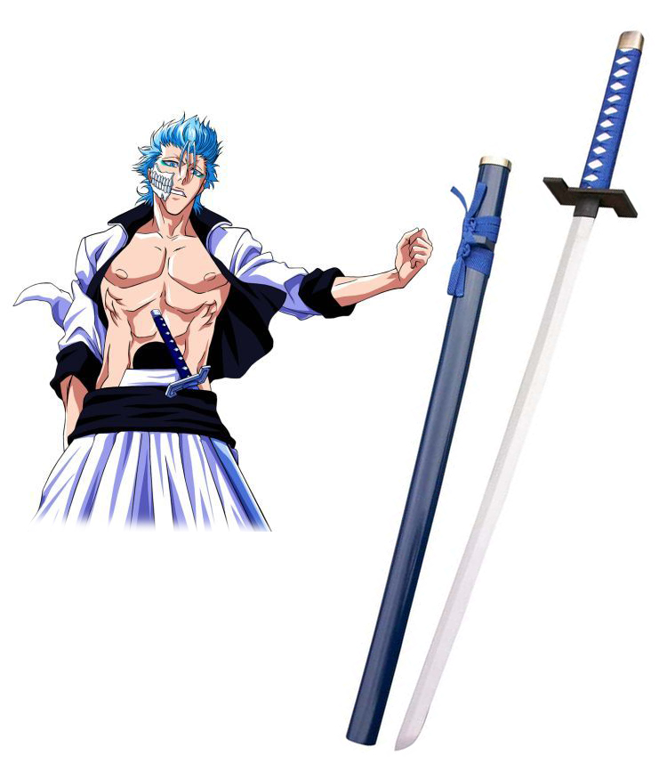 Bleach Grimmjow Jaegerjaques Zanpakutou Pantera Cosplay Wooden Weapons